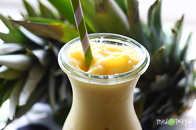 Pineapple Whip // With only three simple ingredients, you can whip this healthy treat up in no time! | Tried and Tasty