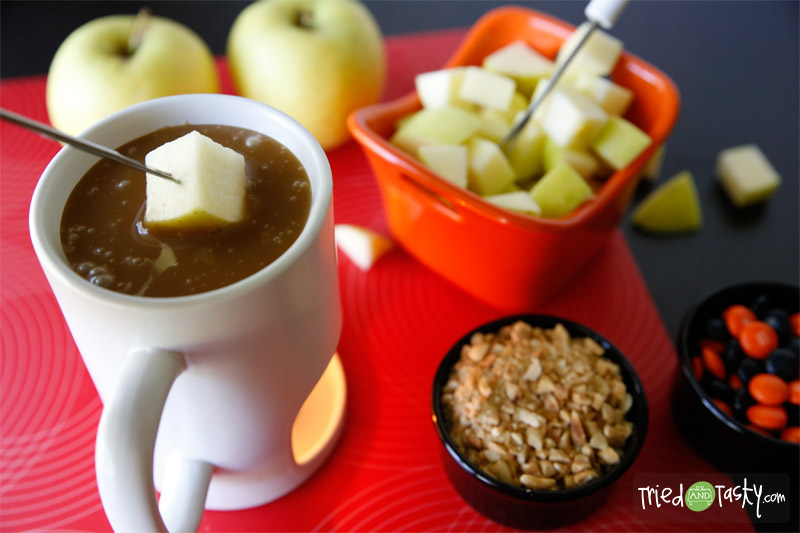 Caramel Apple Fondue // It will be hard to say no to this delicious Caramel Fondue! | Tried and Tasty
