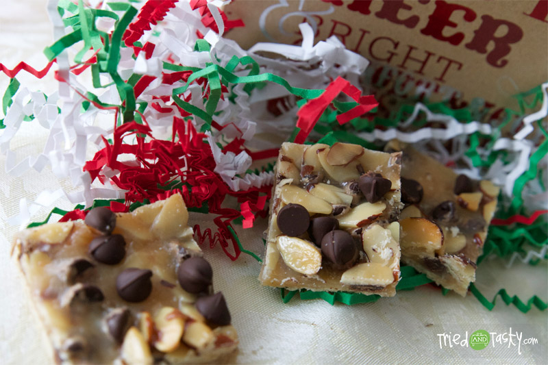 Chocolate Chip Candy Cookie Bars // These candy cookie bars are beautiful and delicious! | Tried and Tasty