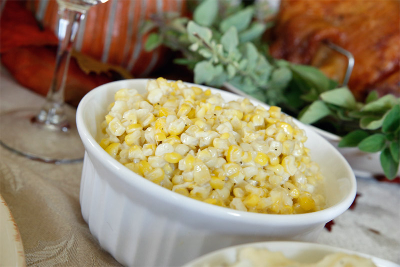 Creamy Sweet Corn // You will love this creamy sweet corn for any holiday meal.. or all year round! | Tried and Tasty
