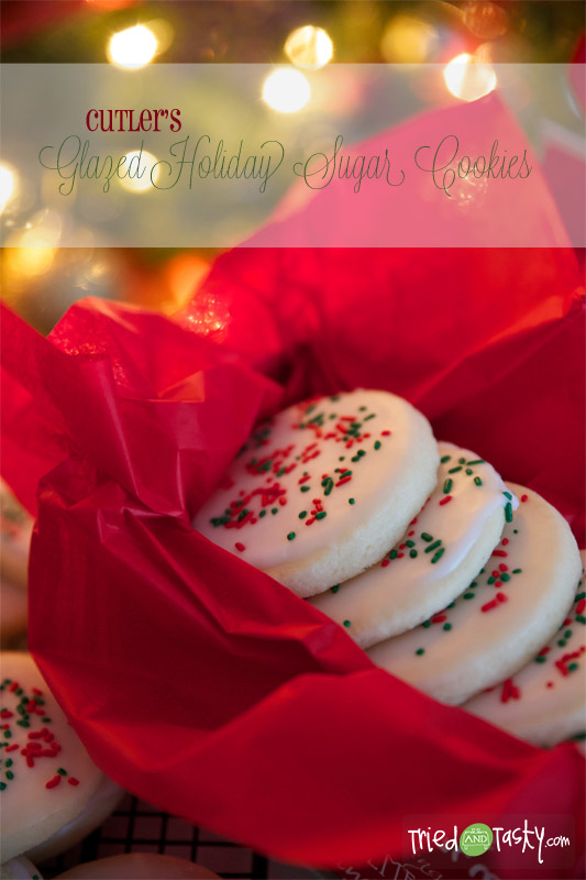 Cutlers Glazed Holiday Sugar Cookies // The most perfect sugar cookie - just like the real deal! | TriedandTasty 
