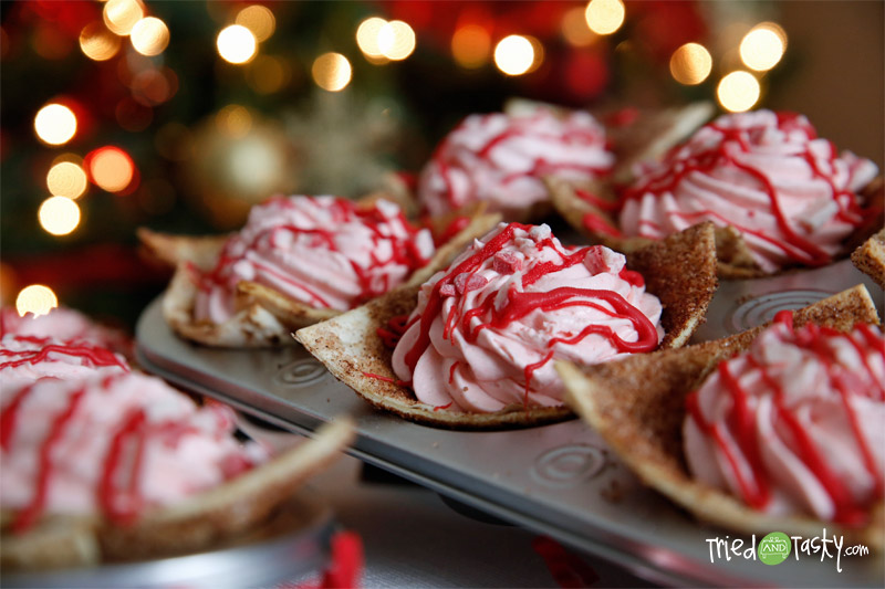Andes Peppermint Crunch Tortilla Cups // TriedandTasty