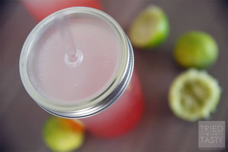 Healthy Cherry Limeade // A delicious variation of my Lemonade Cleanse that will satisfy your typical sugar-laden Cherry Limeade craving! | Tried and Tasty