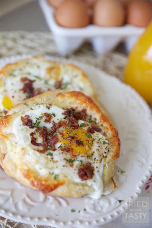 Quick & Easy Bacon, Egg & Cheese Tart // Tried and Tasty