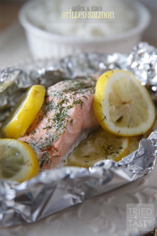 Quick & Easy Grilled Salmon // Tried and Tasty