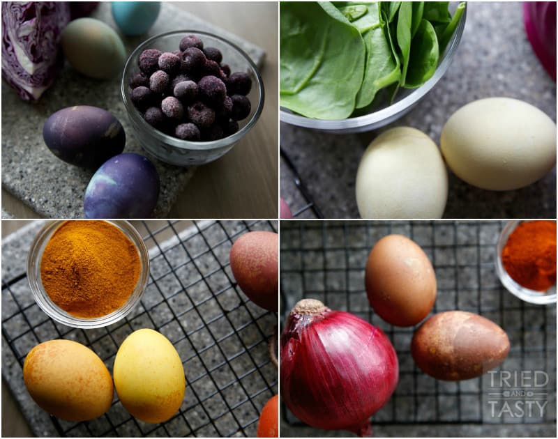 Natural Easter Egg Dye Recipes // Tried and Tasty 