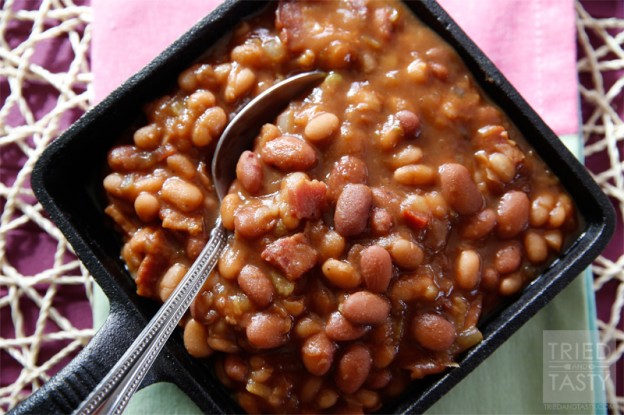 THE Best Slow Cooker Baked Beans // Tried and Tasty