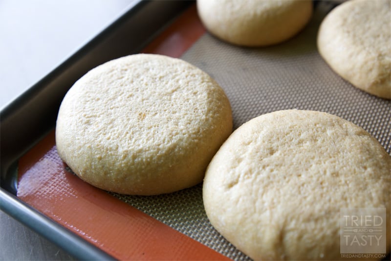 Homemade Whole Wheat Hamburger Buns // Here is a fantastic healthy option for your hamburger! These are so soft and so very perfect for any bbq. Next time you sign-up to bring buns to the neighborhood party: make these! | Tried and Tasty