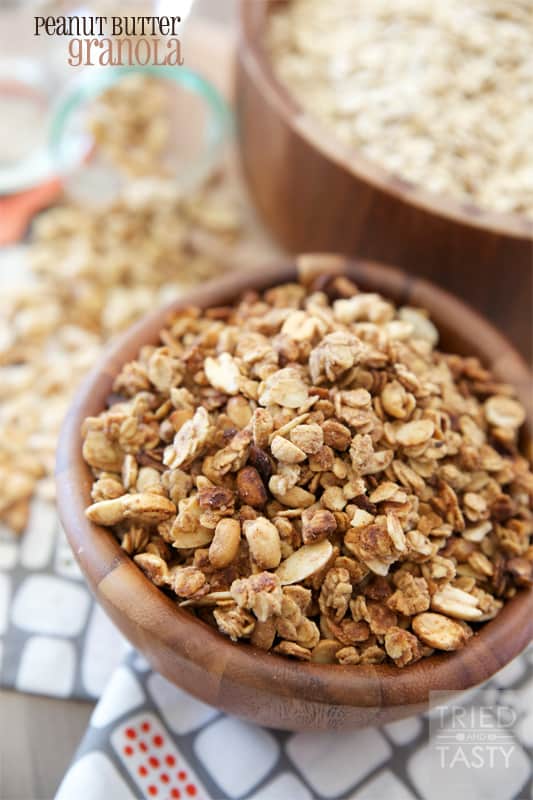 Peanut Butter Granola // Tried and Tasty