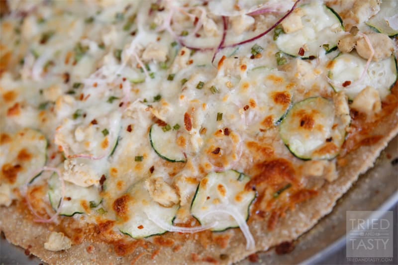 Thin Style Thai Chicken Pizza // Tried and Tasty