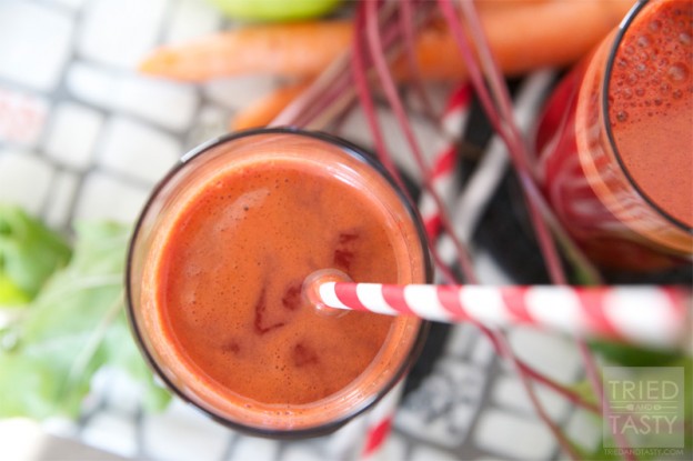 Carrot Apple Beet Juice // Tried and Tasty