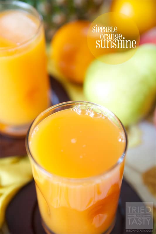 Sippable Orange Sunshine // Tried and Tasty