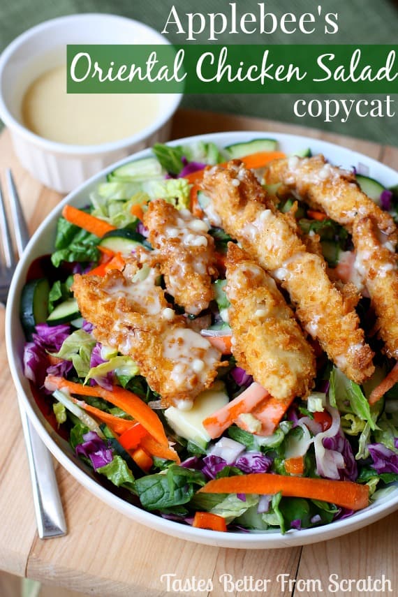 Applebee's Oriental Chicken Salad // Tastes Better From Scratch