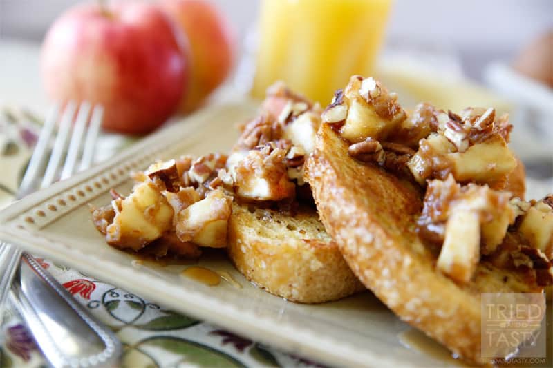 Caramel Apple French Toast // Tried and Tasty