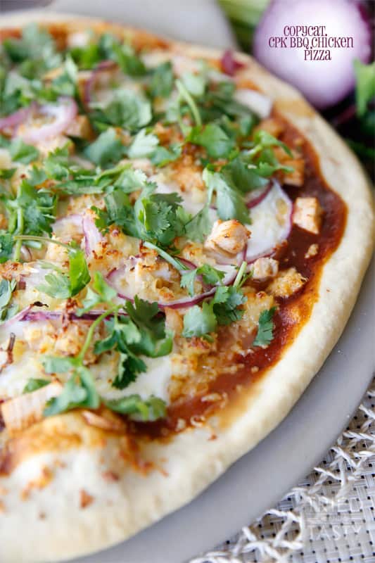 Copycat CPK BBQ Chicken Pizza // Tried and Tasty