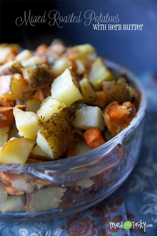 Roasted Mixed Potatoes // Tried and Tasty
