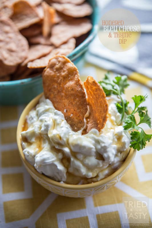 Honeyed Bleu Cheese and Thyme Dip // Tried and Tasty