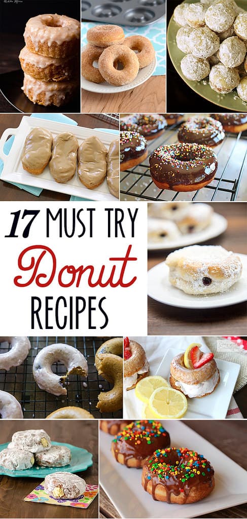 17 Must Try Donut Recipes // Tried and Tasty