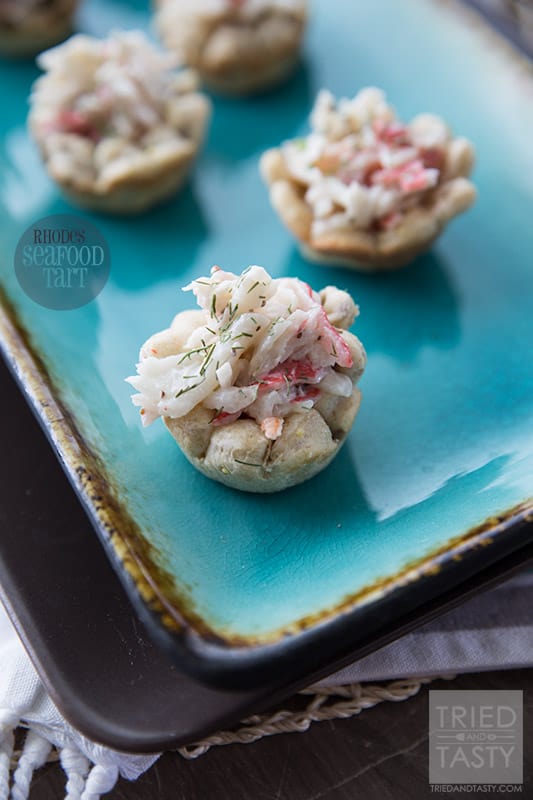 Rhodes Seafood Tart // Tried and Tasty for Rhodes Bake N Serv