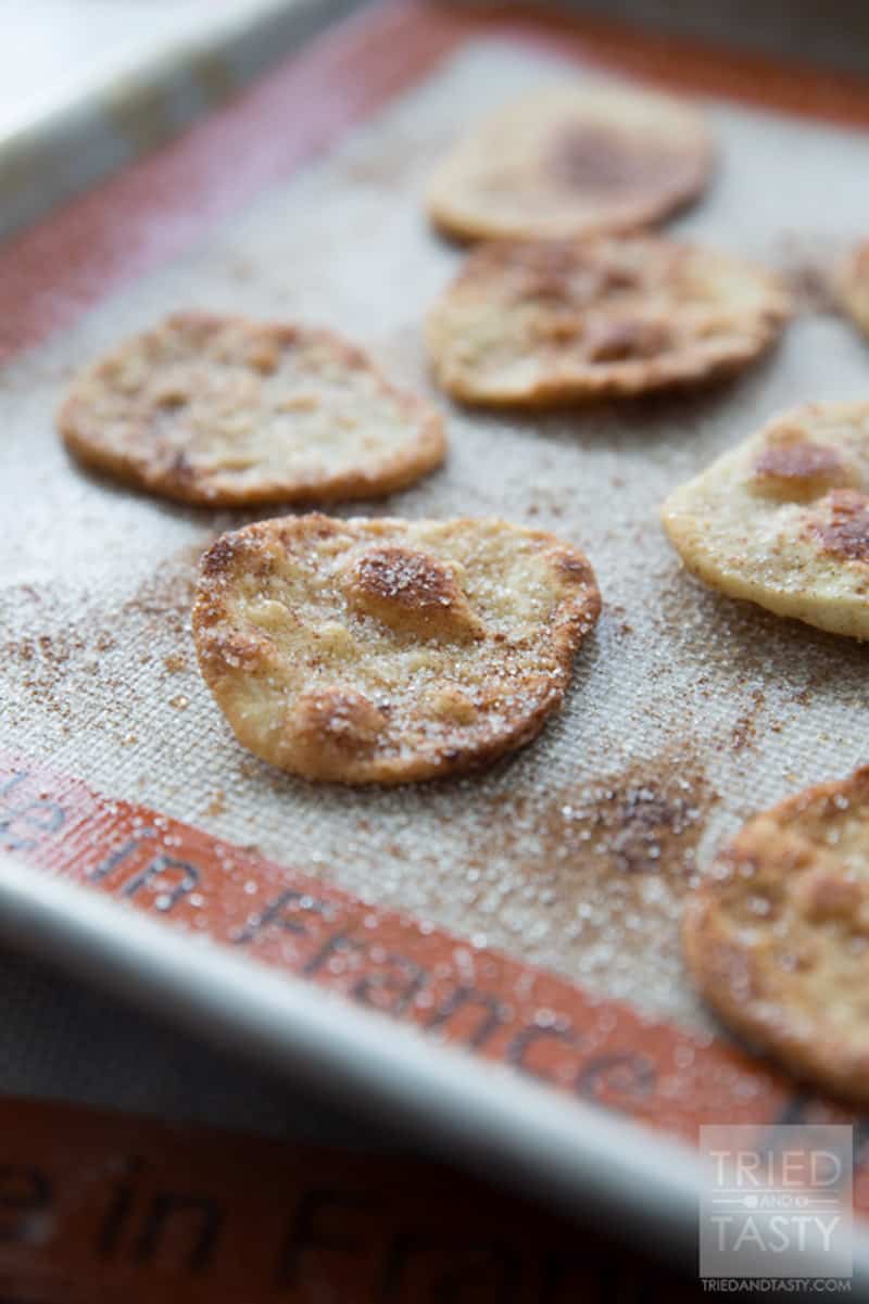 Cinnamon Crustys // This delicious snack is made with only four ingredients. Easy enough for the kids to help out with. Tasty enough for everyone to enjoy! | Tried and Tasty