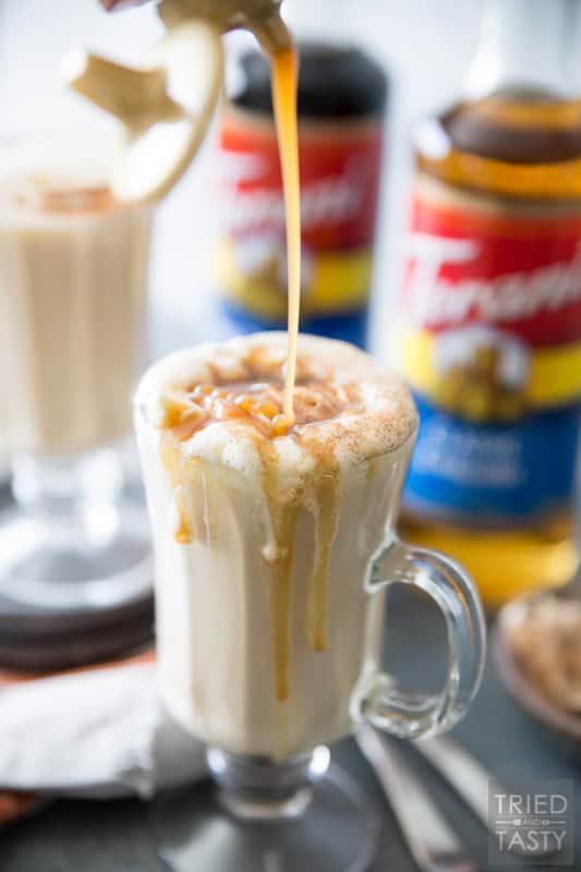 Caramel Chai Tea Latte // Move over Pumpkin Spice Latte, there's a new Latte that's sure to win you over! Chai Tea has been elevated in the delicious warm spiced drink that will satisfy every taste bud! | Tried and Tasty